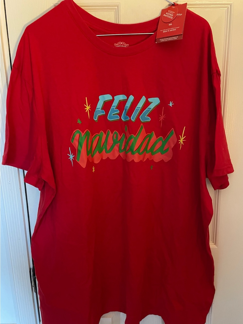 Target Red 'Feliz Navidad' Short Sleeve Graphic Tee mens XXL NWT